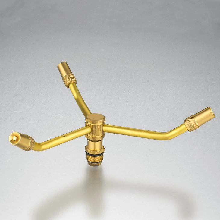 Αρδευτικά 3 κεφάλια Ορείχαλκος ψεκασμού ακροφυσίων